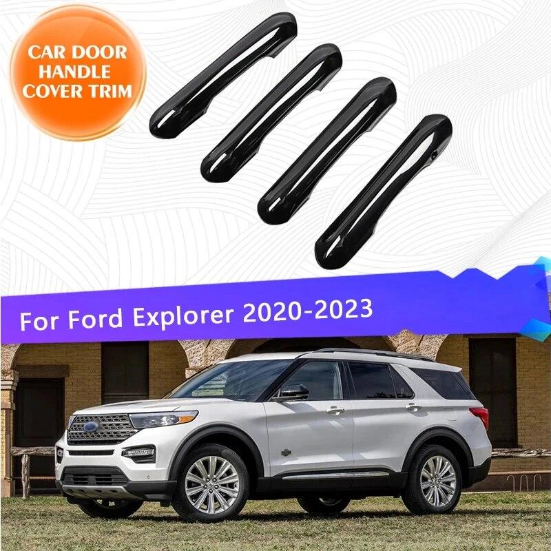 For Ford Explorer Plug-in Hybrid Limited ST XLT U625 ~ Chrome Car Door Handle Cover Trim 4 Chromium Styling Accessories