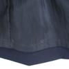 Green Label Relaxing Wool Blend Midi Length Wrap Skirt 38 Navy Women Used
