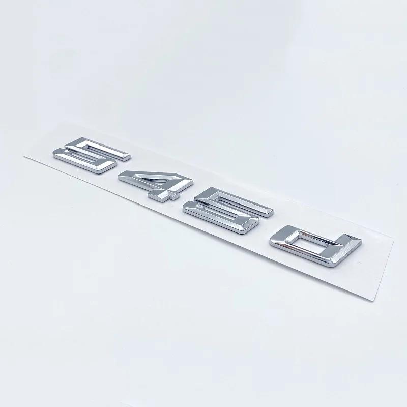 3D Новые Цифры Буквы для BMW 5 Серии E39 E60 E61 F10 F1 520d 523d 525d 530d 535d 540d ABS Эмблема G30 Наклейка на Багажник Автомобиля ut2