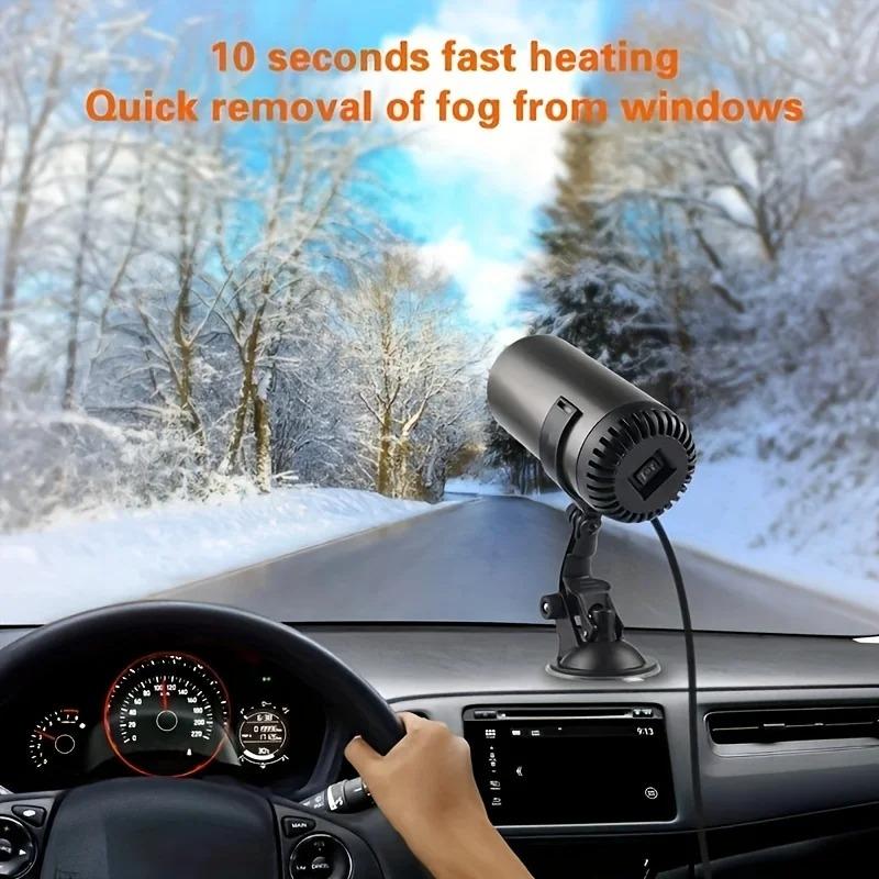 Портативный электрический автомобильный обогреватель с присоской, вентилятор воздушного охлаждения 12 В, обогреватель стекол, обогреватель 200 Вт, осушитель, лобовое стекло, обогреватель