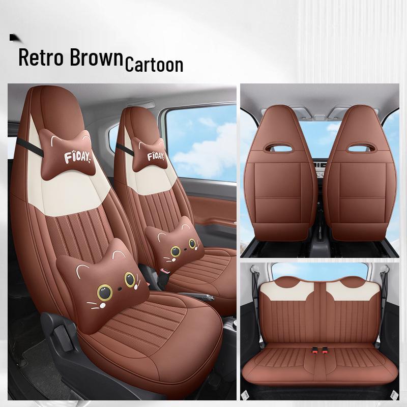 Wuling Hongguang Mini EV All-Season Leather Car Seat Cover