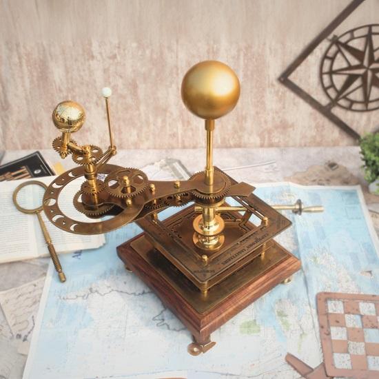 45,72 см Orrery Home Decor Модель солнечной системы Идеальный подарок на новоселье, Подарок для мужа, теллурион, Элегантный функциональный декор
