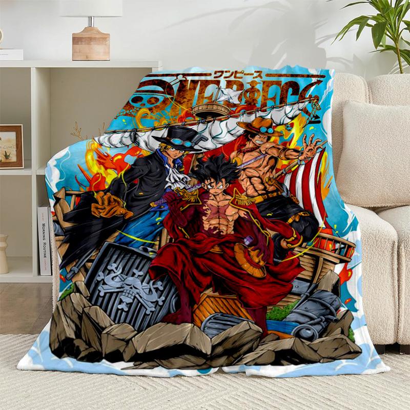 1PC pirate Adventure Flannel Blanket Gift, Suitable for Both Men And Women, Soft Ideal for Beds And Sofa, Birthday Or Christmas Gift