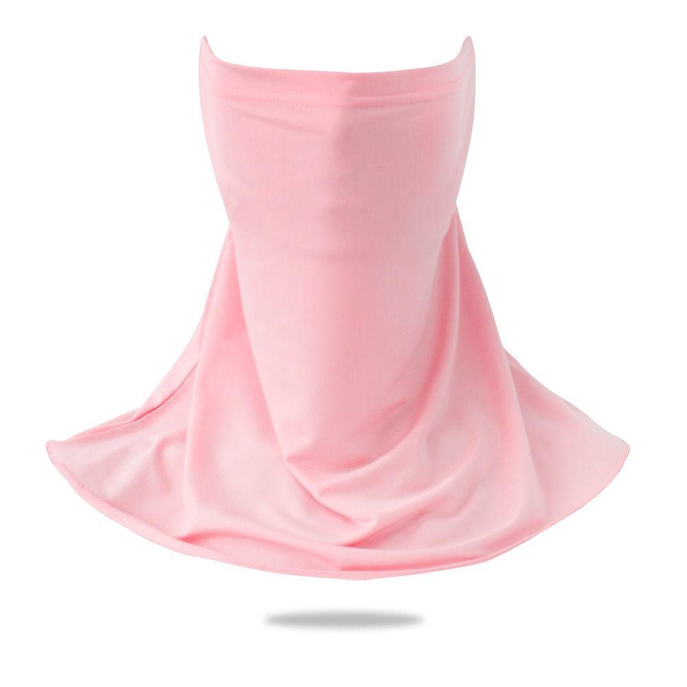 Бесследная маска Ice Silk Sunscreen Mask с дышащим покрытием для шеи, повседневное покрытие для лица, спорт