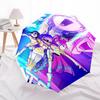 1pc Outdoor Umbrella with Intricate Anime Characters, Automatic Opening/Closing, Portable Tri-Fold Design, 8-Rib Iron Frame - Perfect for Fans, T