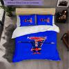 Kylian Mbappe 3 Piece Bedding Set Soft Duvet Cover Set with Pillowcases Printed Bedroom Decor Set for Home
