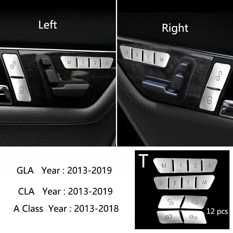 Для Mercedes Benz A class CLA GLA W176 C117 Автомобильная центральная консоль Пепельница Коробка переключения передач Подстаканник Крышка Отделочная полоса Рамка