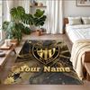 Crystal Velvet Rug Custom Name Text, Soft Non Slip Floor Mat Home DecorAthletic Bilbao FC