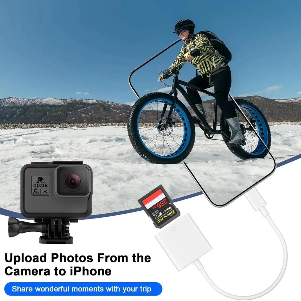 USB Type C Lightting SD Card Reader OTG Plug and Play Adapter For iPhone Samsung Xiaomi Huawei MacBook Laptop Camera Transfer