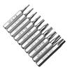 Набор бит для отвертки Torx CR-V 4 мм 50-10 шт. T3 T4 T5 T7 T8 T9 T10 T15 T20 Насадка для отвертки Инструмент для ремонта мобильных телефонов в виде цветка сливы
