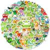 100 Cute Hand-Painted Small Animals Graffiti Mix And Match Stickers Frog Dinosaurs Do Not Repeat Stickers