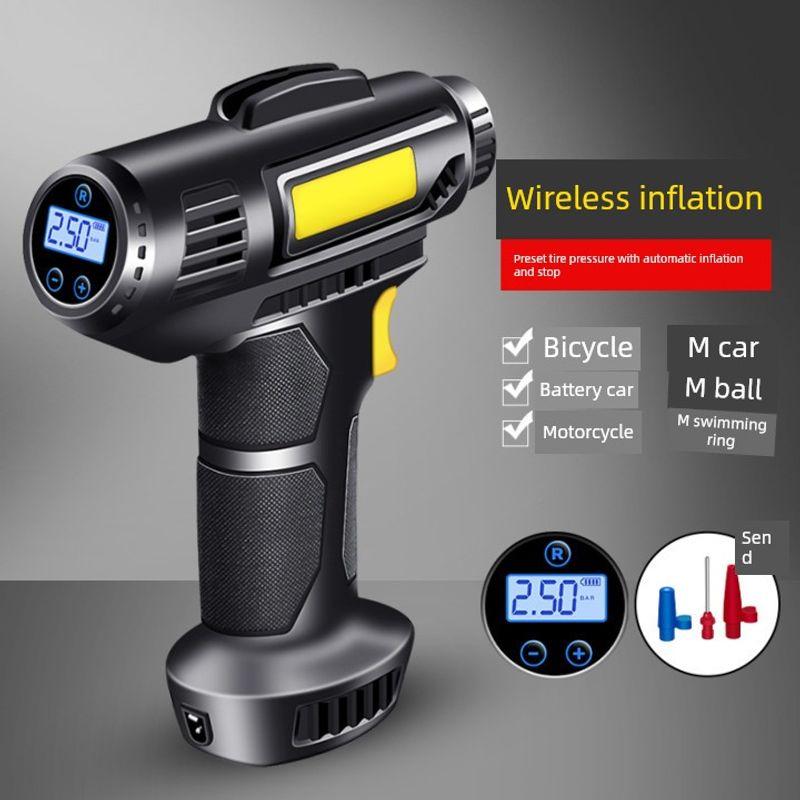 Electric Car Air Pump, Car Air Pump, Car Tire Inflator, Small Car-Style USB Tire Air Pump