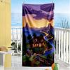 Minecraft Customizable Name Beach Towel High Absorbency Quickdry Ideal For Travel Outdoor Swim Pool Yoga Surf Camping Hiking Gym Gift Holiday