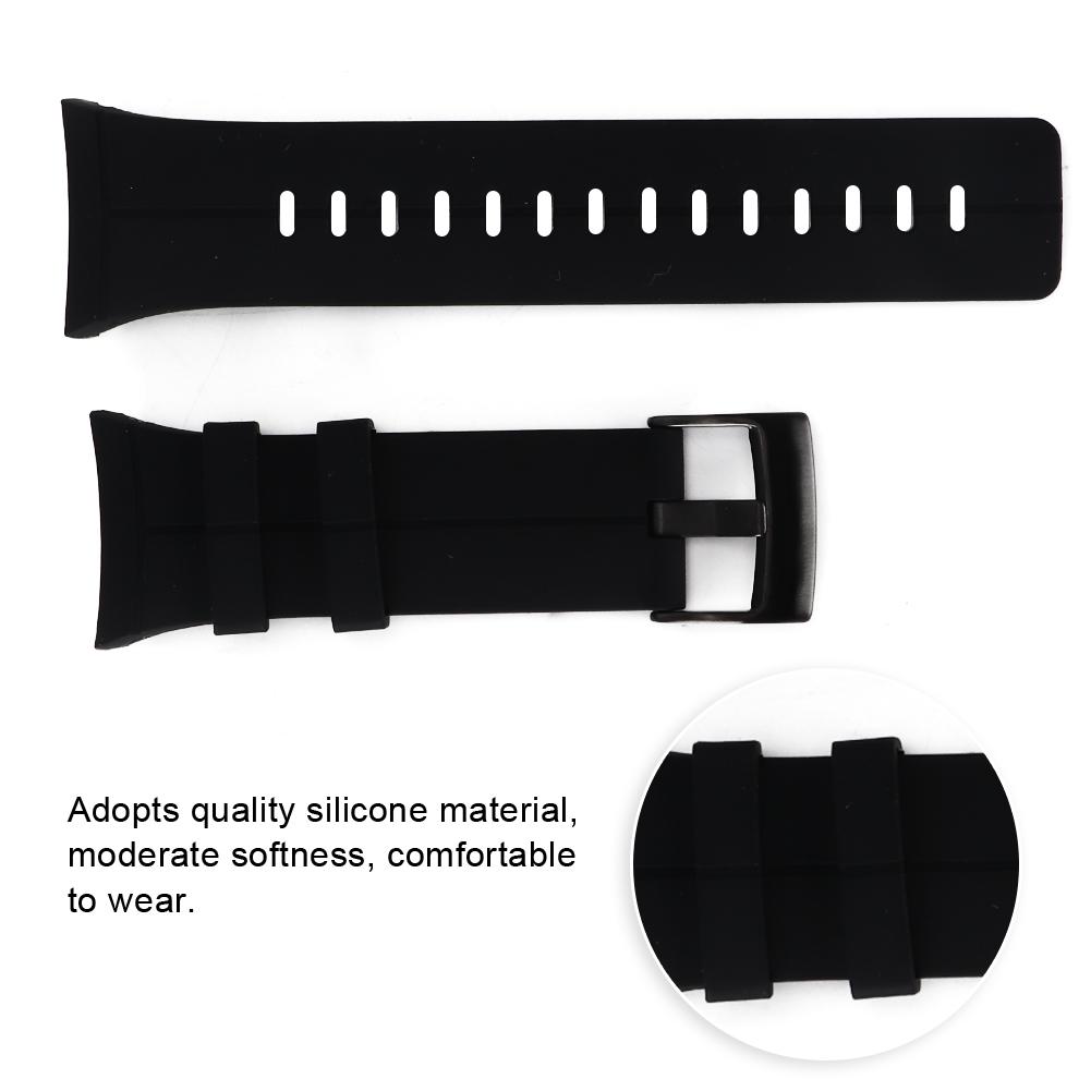 Outdoor Silicone Watchband Watch Strap Replacement Accessory for SUUNTO SPARTAN ULTRA