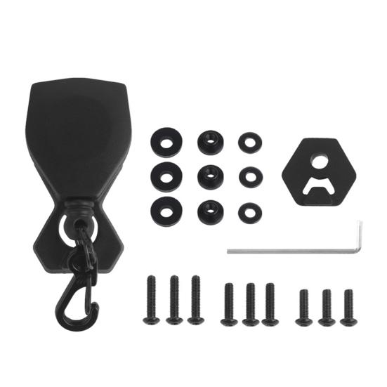 NVG Anti-lost Lanyard 360 Degree Rotation Helmet Mount Night Vision Goggles Telescopic Rope Strap for WILCOX L2 G05 Three-Hole NVG Mounting System