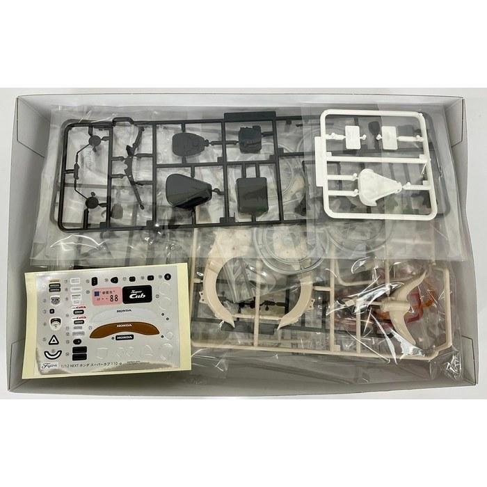 Fujimi 1/12 Серия NEXT №8 Honda Super Cub 110 (Девственный бежевый) Пластиковый модельный набор - 155x58x87мм