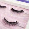 Natural Faux Mink Eyelash Strips New Soft Light 3d Effect Lashes with Customized Label Packaging