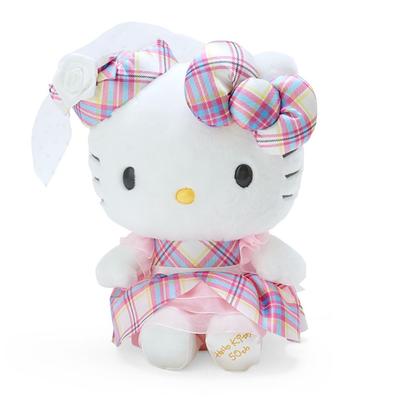 Sanrio Sanrio Hello Kitty Платье Tartan Design Series Мягкая игрушка L Hello Kitty Hello Kitty 21 xx 11 см Персонаж 092177 SANRIO (САНРИО) 15,6