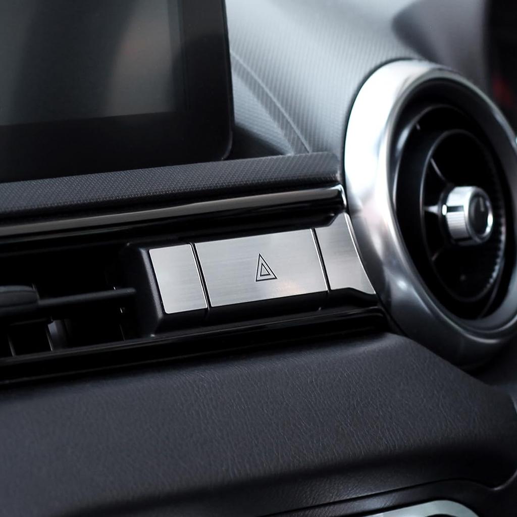 Панель опасности лаборатории Aoeiling для Mazda Roadster ND (Алюминий, Стиль «Волосок») Косметика для конкретного автомобиля