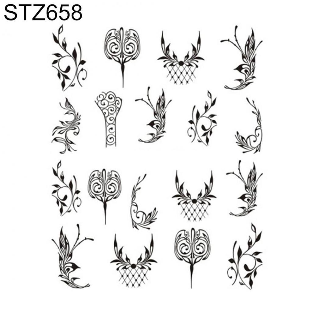 Наклейки аппликация для маникюра и дизайна ногтей