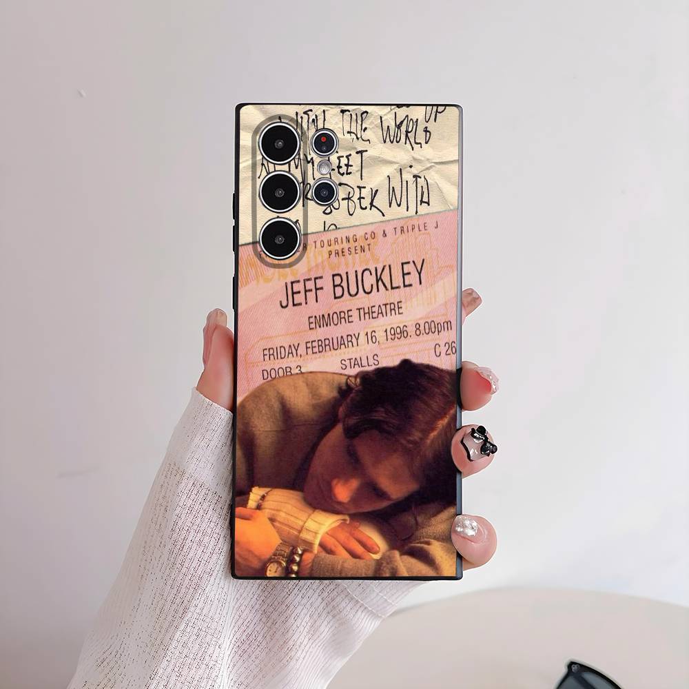 Чехол для телефона J-Jeff Buckley SINGER для Samsung серии S s21 s22 s23 s24 s25 FE Plus Ultra TPU Мягкий, приятный для кожи чехол