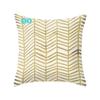 Luxurious Gold Pattern Jeanette Cloth Cushion Cover For Stylish Home Decor