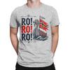 Unisex WoUnisex Graphic Print RO RO Norway Viking Row football Tee T Shirt 100 Cotton Tshirts Clothing