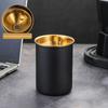 {NN72} 1 Pc Creative Stainless Steel Ashtray Funnel With Cover Anti-Fly And Anti-Fall For Household And Car Use