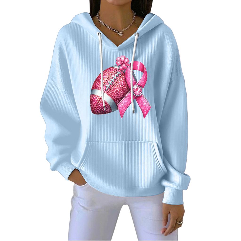 Женская мода Повседневный пуловер с принтом ангела Спортивная толстовка с длинным рукавом