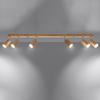 Ceiling lamp berg 6 natural wood