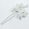 U-Shape Bride Jewelry Flower Faux Pearl Wedding Hair Pin Clip Party Headwear
