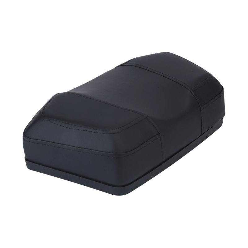 Rear Seat Backrest Cushion High Density for ATV, Black Passenger Support Pad with Padded Foam Feel, Contoured Shape, and Off-Road Riding Comfort