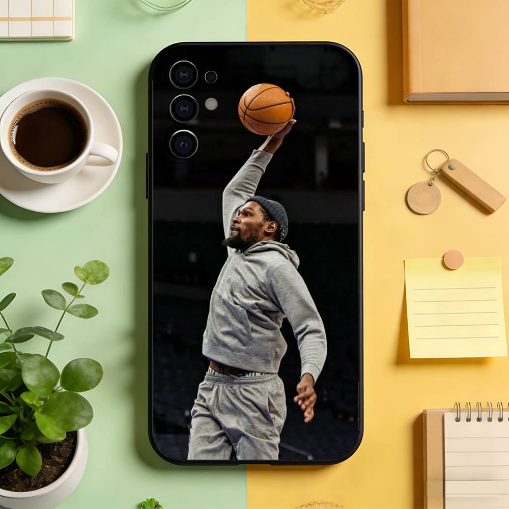 K-Kevin D-Durant  Phone Case For Samsung S25,S24,S21,S22,S23,S30,Ultra,S20,Plus,Fe,Soft Silicone Black Cover