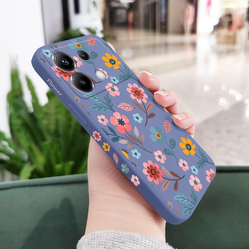 Цветочный стебель Цветок Чехол для телефона Для Xiaomi Poco F8 F7 X7 X6 F6 M6 M5 M5S F5 X5 F4 X4 M4 F3 X3 Ultra Pro GT Силиконовая крышка