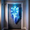 Floating Visual Effect Props Halloween Hanging Light Up Ghost Decoration, Large Spooky Flying for with LED Lights Front Yard Patio Lawn Garden