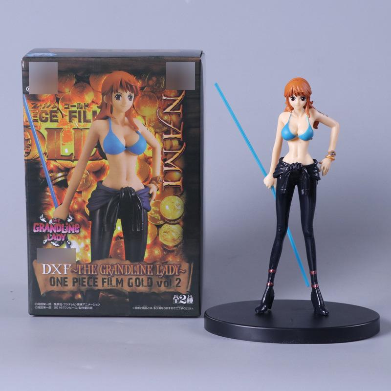 Аниме One Piece Фильм Золото Том 2 Нами Версия в Бикини. ПВХ Фигурка Действия Манга Статуэтка Коллекционная Сексуальные Девушки Модель Игрушки Кукла Подарки