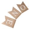 Festive Burlap ONE Garland Paper Baby First Party Decoration Chair Flag Banner  Baby First Birthday