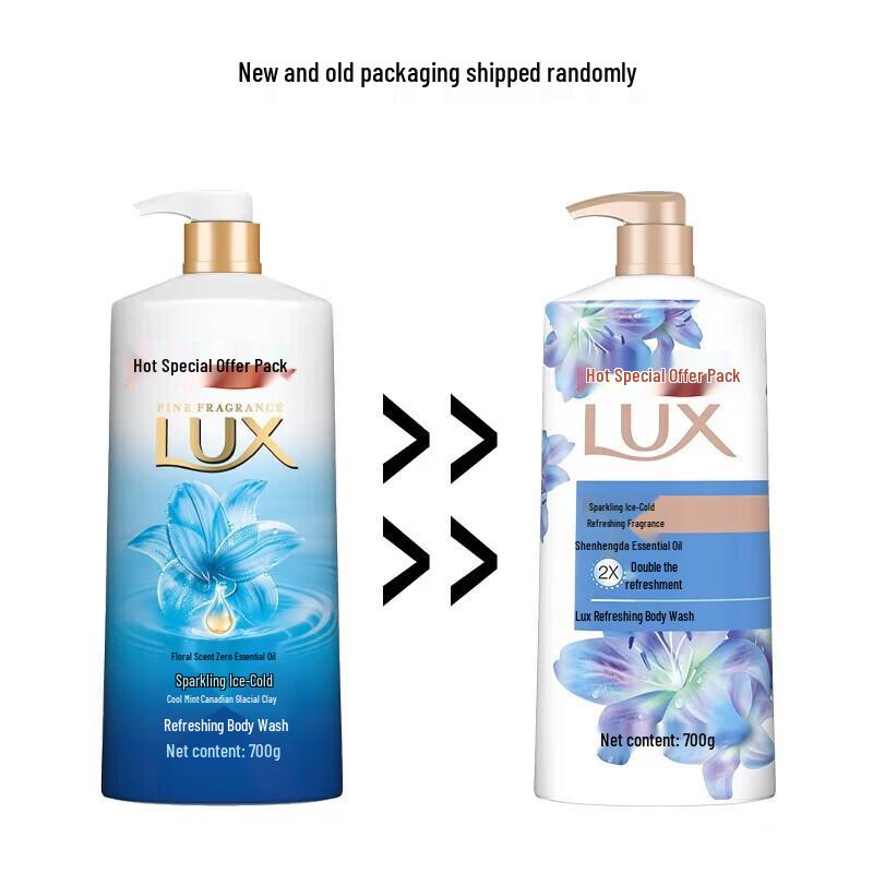 Lux Sparkling Icy Cool Body Wash Twin Pack
