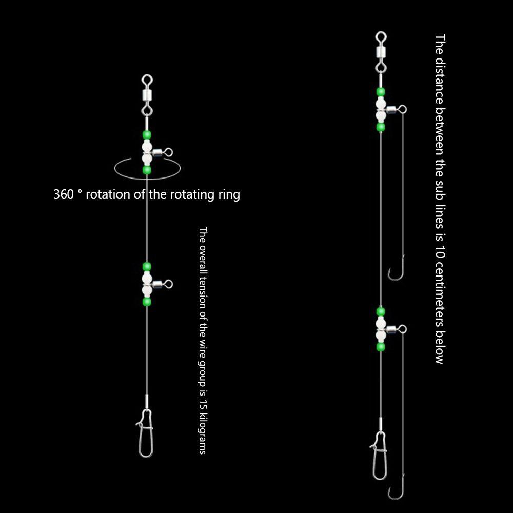 5pcs Snaps Fishing Leader Line Swivels Sinker Snap 2024 Pipe Balance Bracket