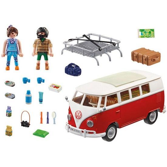 Playmobil Volkswagen T1 Camping Bus 70176, популярные игрушки в Корее