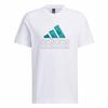 Letter Print Design Breathable Versatile Sports Short Sleeve T-Shirt Men Tops White JE3201