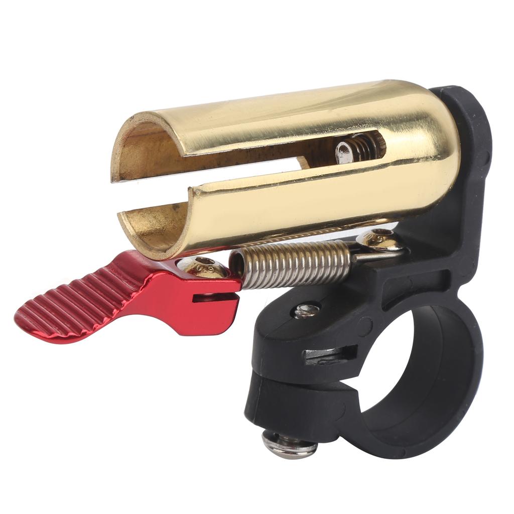 Винтажный велосипедный звонок Чистый звук Медный сплав Горный велосипед Руль Рожок Велосипедный аксессуар Золото