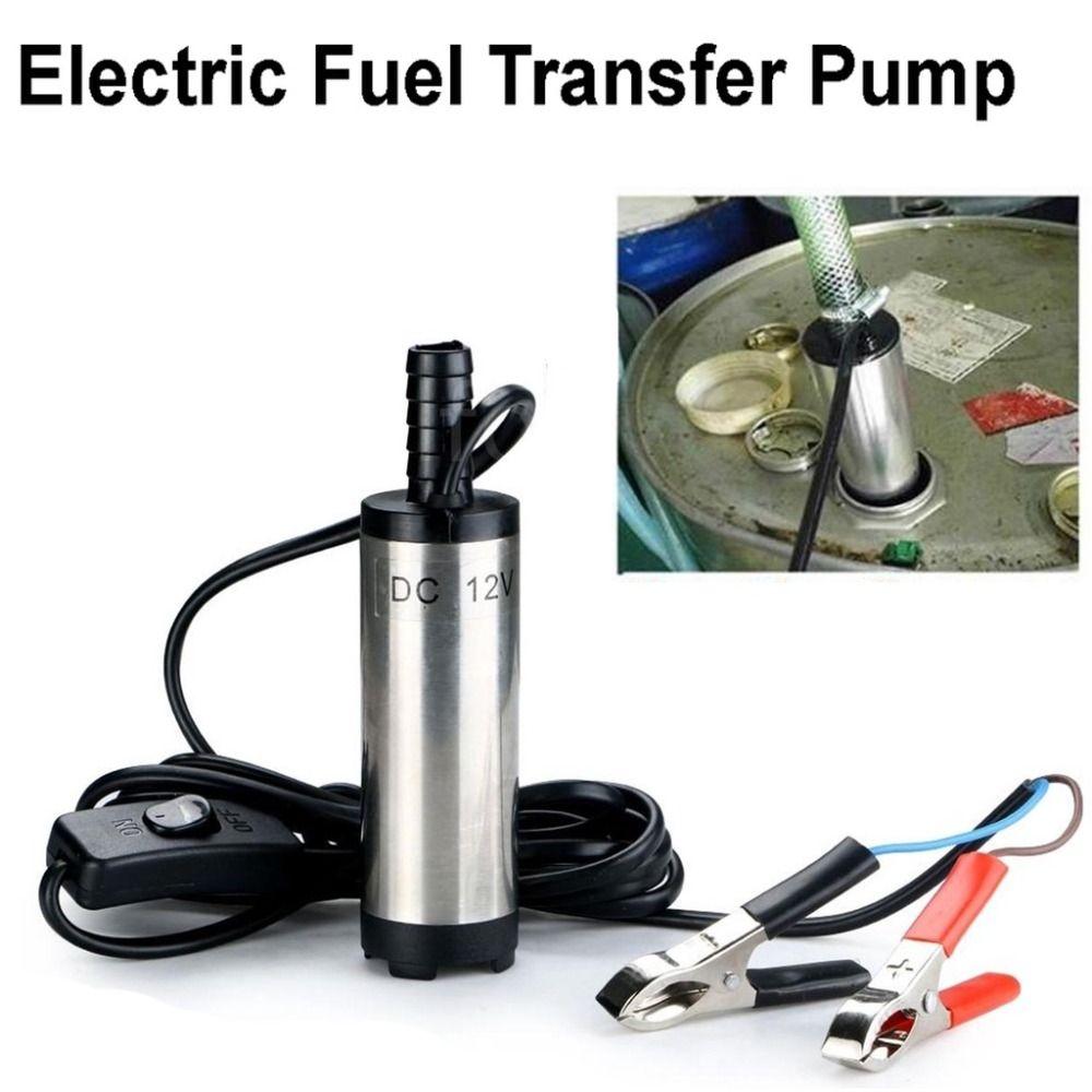 38mm Port Submersible Pump 12V/24V DC Water Oil Transfer Pump Refueling Pump Diesel Transfer