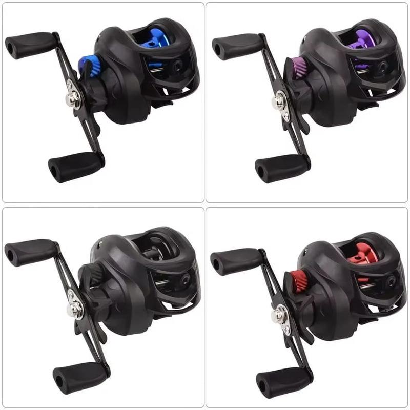 Модернизированная противовзрывная леска Micro-bait Casting Reel 7.2:1 Высокоскоростная рыболовная катушка с защитой от запутывания и дальним забросом Катушка для пресноводной рыбалки