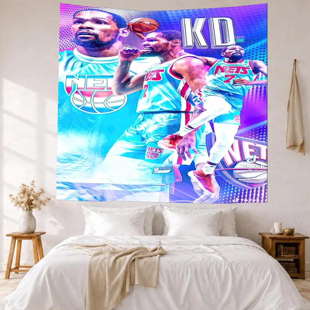Kevin Durant Wall Decor Tapestry Art For Pet Memorial Birthdaywedding Party Backdrop Family Gift