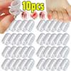 5/100pcs Transparent Silicone Toe Covers Women Gel Little Toes Protector Tube Foot Care Finger Caps Elasticity Prevents Blisters