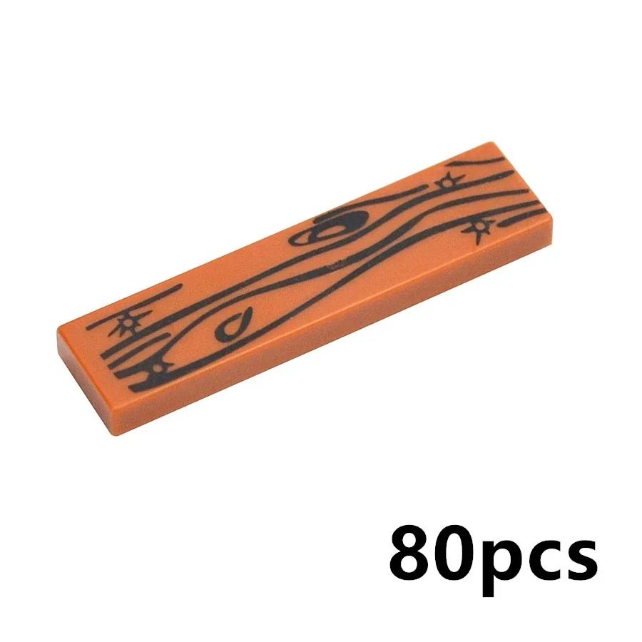 Smooth 2x2 Floor Printed Tile Assembled Building Blocks MOC City House Bricks Decoration Ceramic Tile Construction Toys