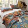 All-Cotton Yarn-Dyed Jacquard Gauze Blanket - Soft, Skin-Friendly Four-Season Bedspread