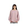 Anta Life Series Sports Casual Loose Solid Color Round Neck Sweatshirt Women Sweatshirt Fusang-Pink 972438701-10