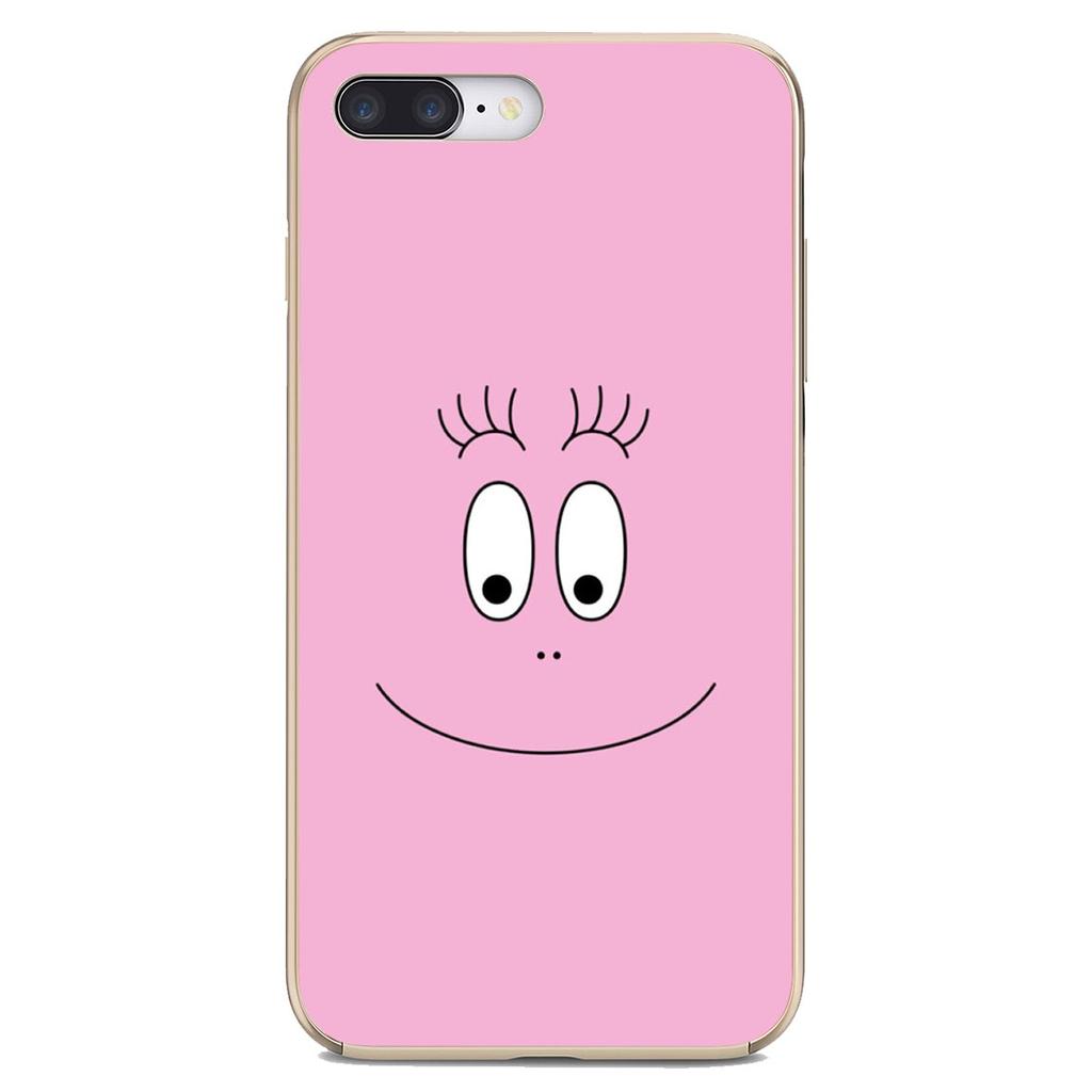 Для Samsung Galaxy S10 S10E S20 FE S21 S30 Note 20 Plus Ultra Edge Lite M30 Les Barbapapa Barbamama Розовый Улыбка Мягкий Чехол-сумка
